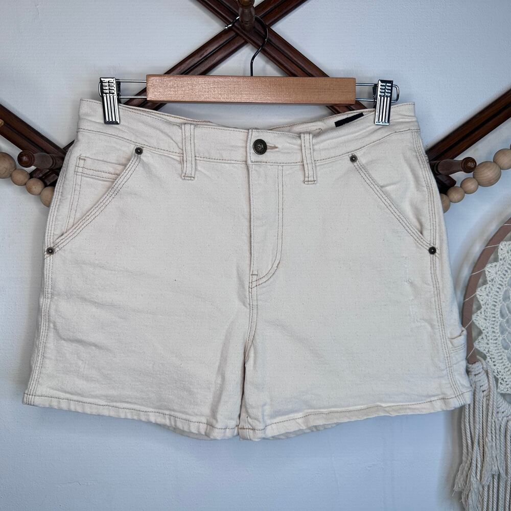 Unionbay Vintage Boyfriend Cream Carpenter Shorts